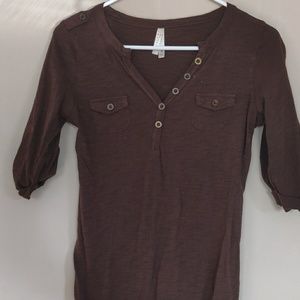 Brown blouse
